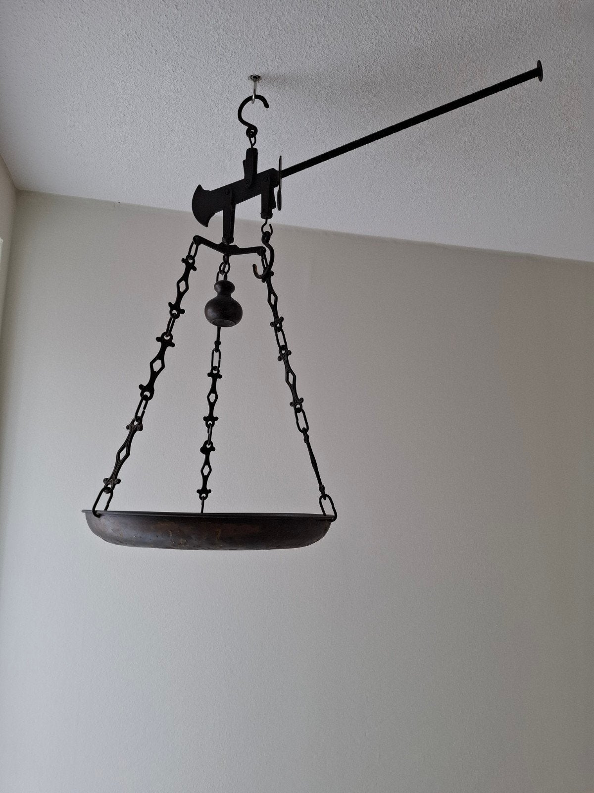 hangende balans weegschaal, Ophalen, Gebruikt, Hangweegschaal