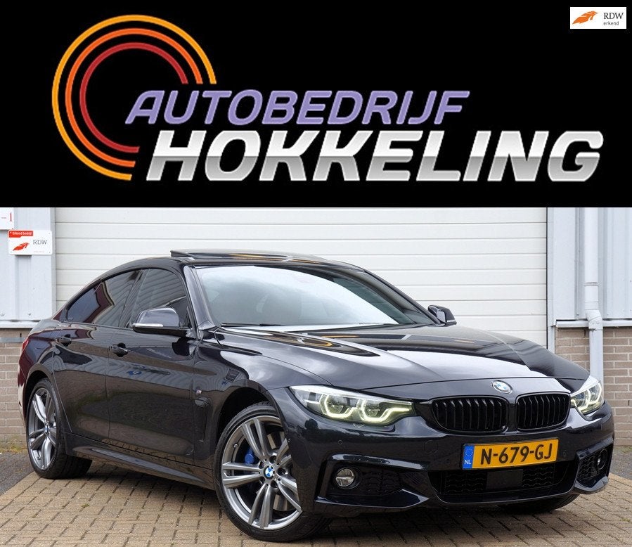 BMW 4-serie Gran Coupé 440i 361PK ! Executive M Performance, Auto's, Euro 6, Zwart, 2998 cc, Automatische klimaatregeling