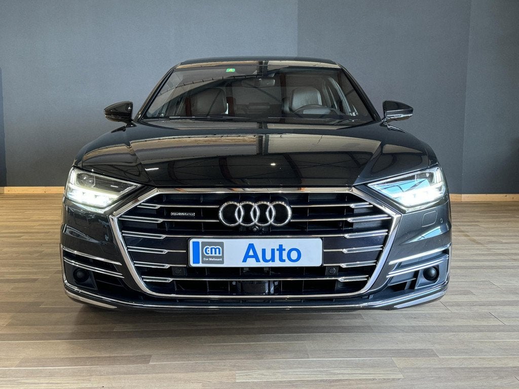 Audi A8 55 TFSI quattro Lang Pro Line Plus PANO | B&O | MASS, Auto's, Audi, Gebruikt, Euro 6, 2995 cc, Leder