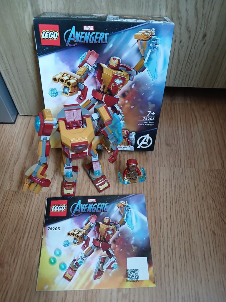 Lego Iron man Mech Armour 76203, Marvel, Lego, Ophalen of Verzenden, Zo goed als nieuw