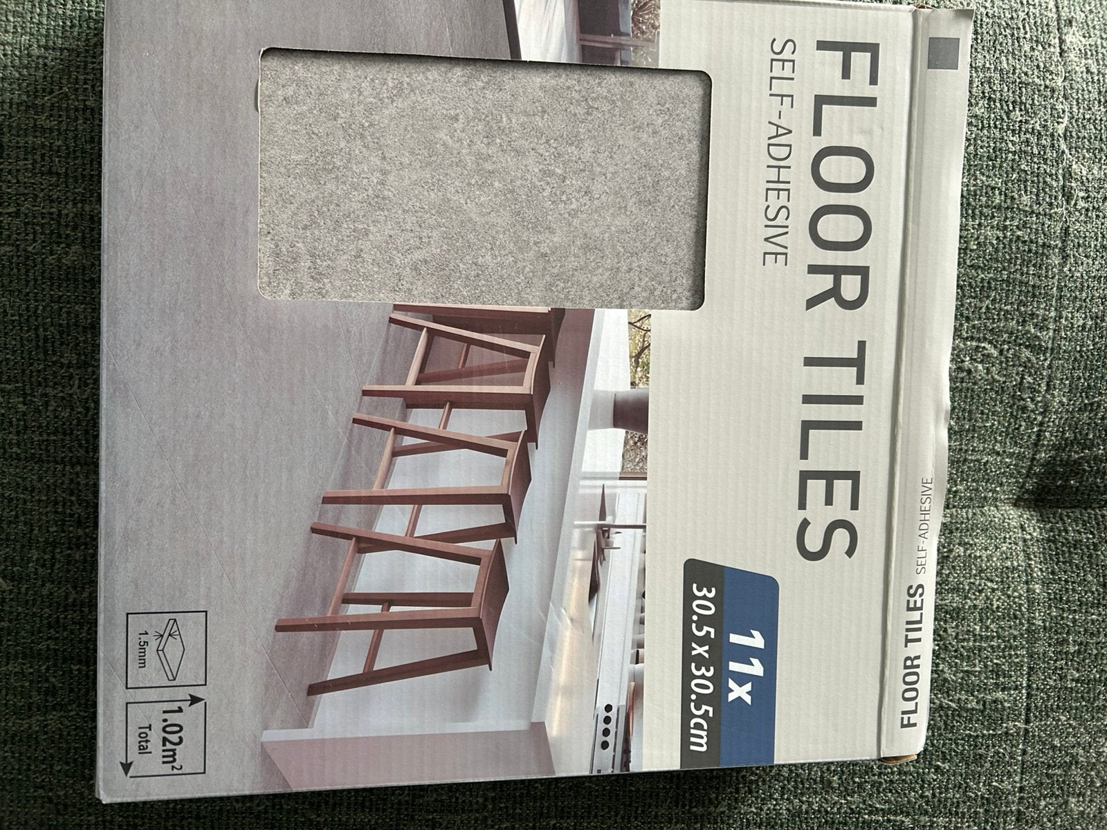 Zelfklevende vloertegels 1,9M2, Ophalen of Verzenden, Nieuw