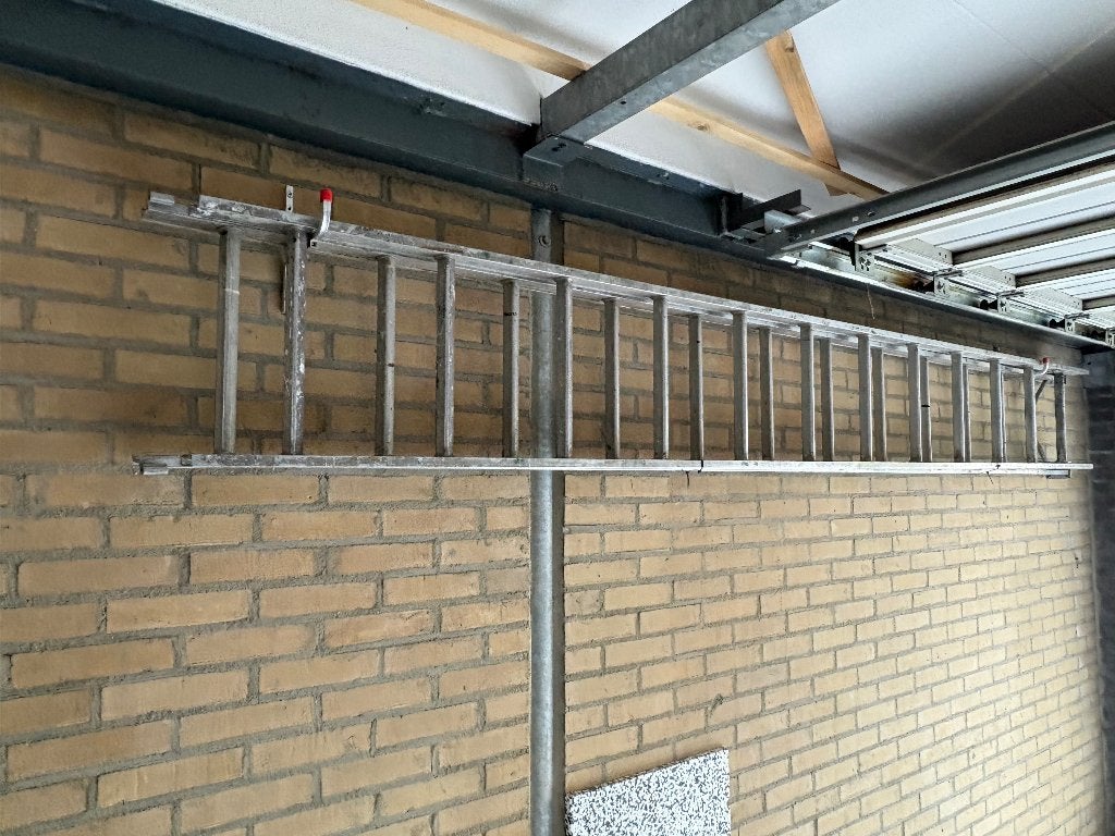 Uitschuifbare ladder, Doe-het-zelf en Verbouw, Ladders en Trappen, Ophalen, Gebruikt, Ladder, Opvouwbaar of Inschuifbaar