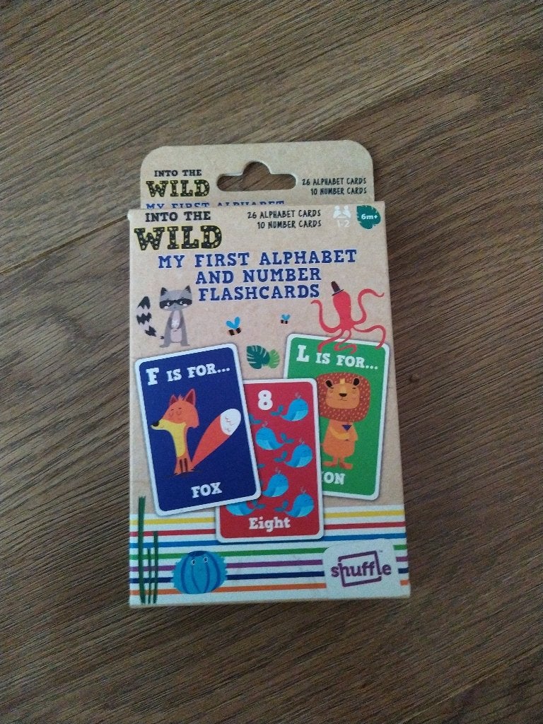 First alphabet and number flashcards - engels leren abc /cij, Ophalen of Verzenden, Zo goed als nieuw, Taal en Lezen