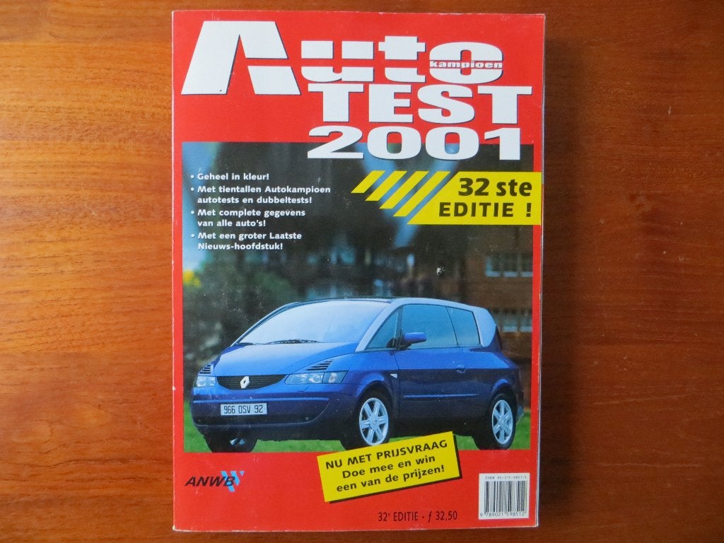 Autotest 2001 Jaarboek, Boeken, Auto's | Boeken, Ophalen of Verzenden, Zo goed als nieuw, Algemeen