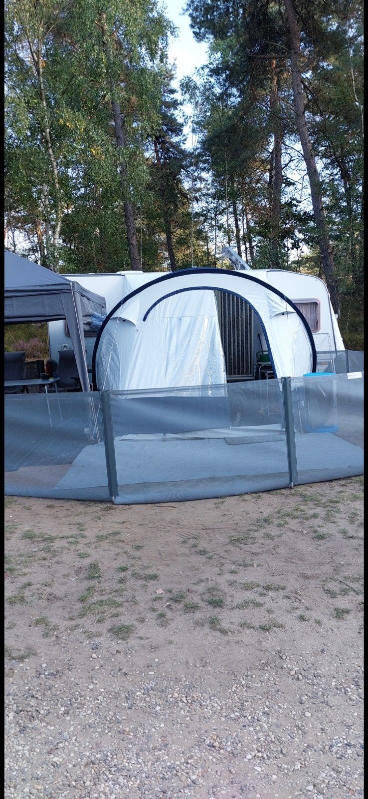 Deeltent premiere met kuipzeil., Ophalen, Gebruikt
