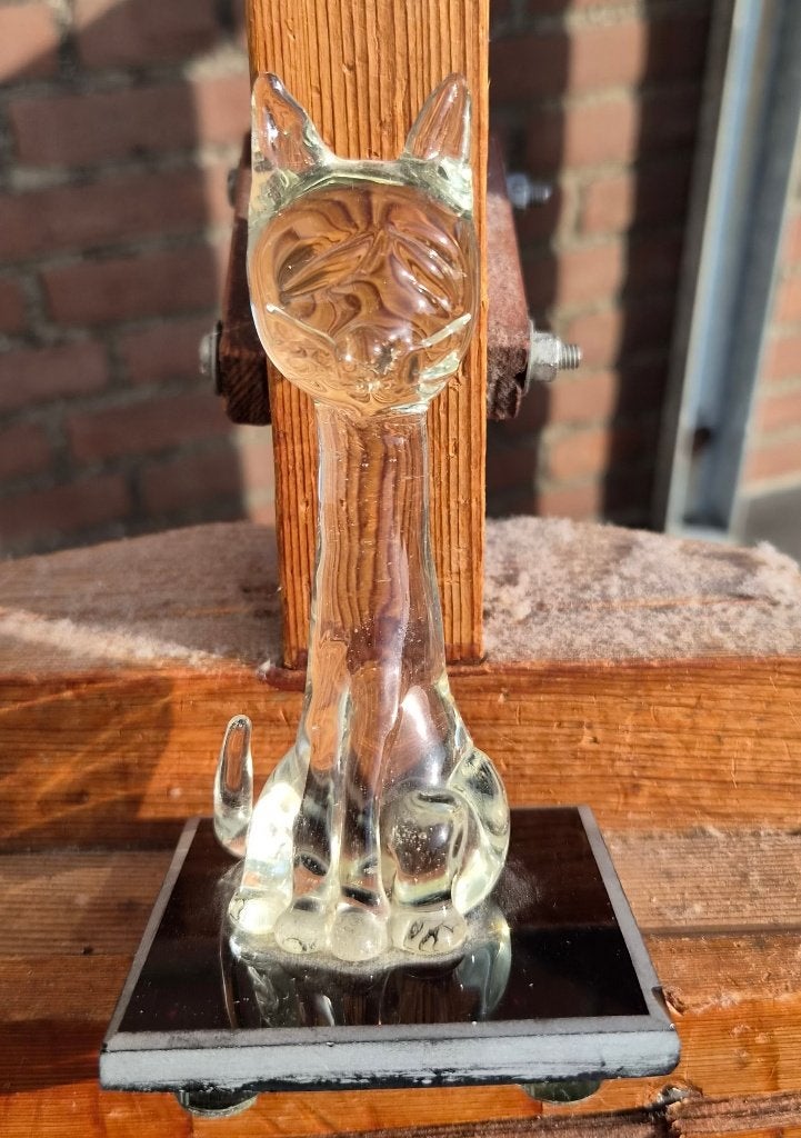 Murano glas beeld - kat ~1960, Glas, Minder dan 20 cm, Ophalen of Verzenden, Zoogdier