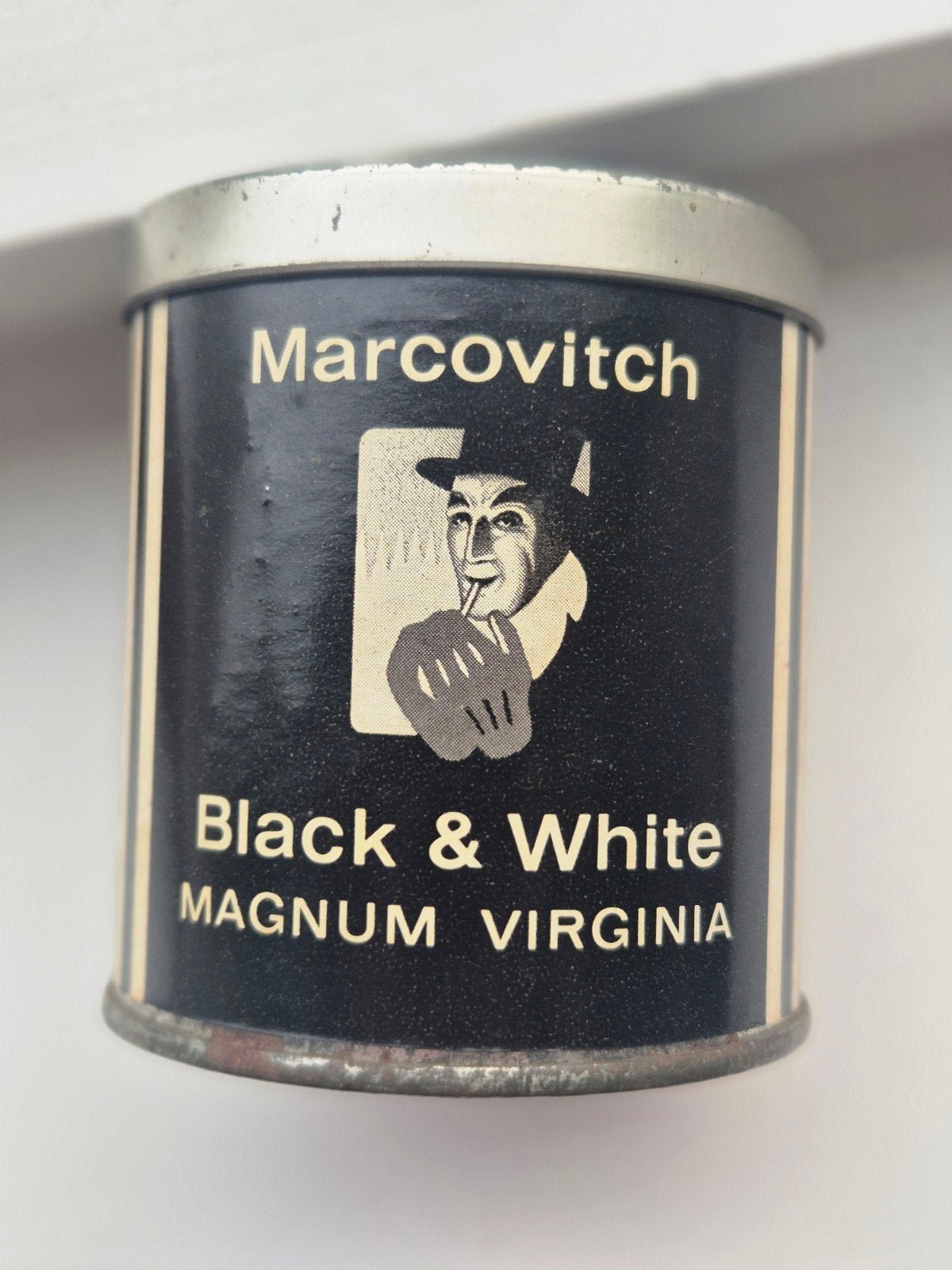 Marcovitch Black & White Cigarettes blik, Ophalen of Verzenden, Overige