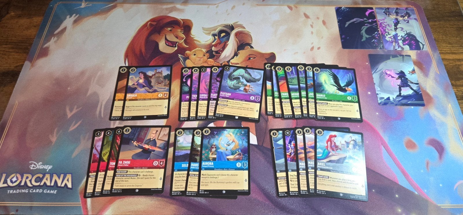 Disney Lorcana TCG Kaarten - Ursula's Return, Ophalen of Verzenden, Zo goed als nieuw, Meerdere kaarten