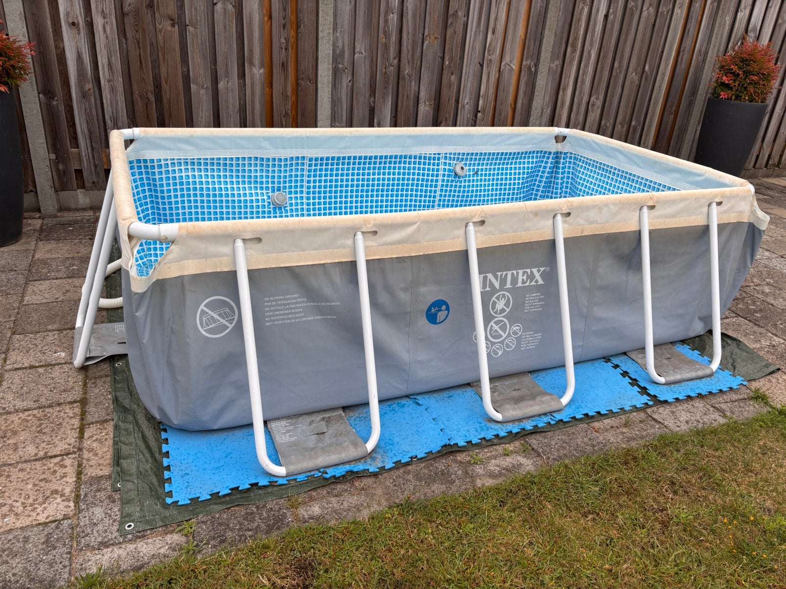 Gratis zwembad ophalen. Zonder pomp. Zelf uit elkaar halen, Ophalen, Gebruikt, 200 tot 300 cm, 80 tot 120 cm