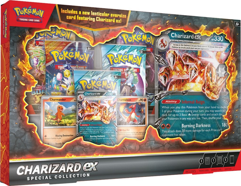 Pokemon TCG Charizard EX Special Collection Box, Ophalen of Verzenden, Nieuw, Meerdere kaarten, Foil