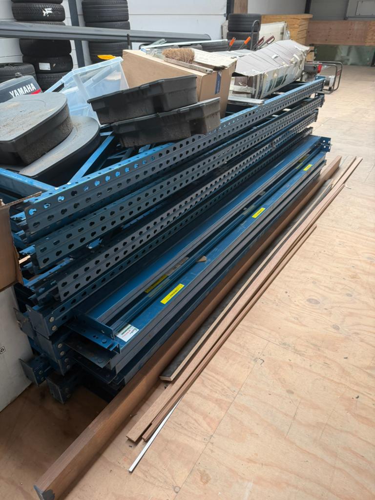 Pallet stelling 3000x2700x900mm / 13 staanders / 40 liggers, Ophalen of Verzenden