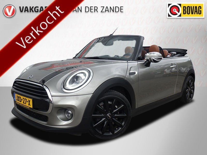 MINI Cabriolet AUT 1.5 Cooper Chili, Leder, H&K, Camera, LED, Auto's, Mini, Bedrijf, Te koop, Cabrio, ABS, Achteruitrijcamera