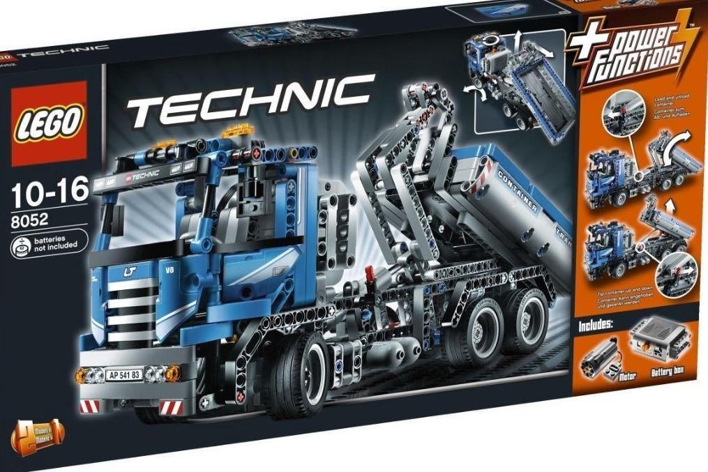 Lego 8052 Container Truck vrachtwagen Technic, Ophalen of Verzenden, Gebruikt, Complete set, Lego