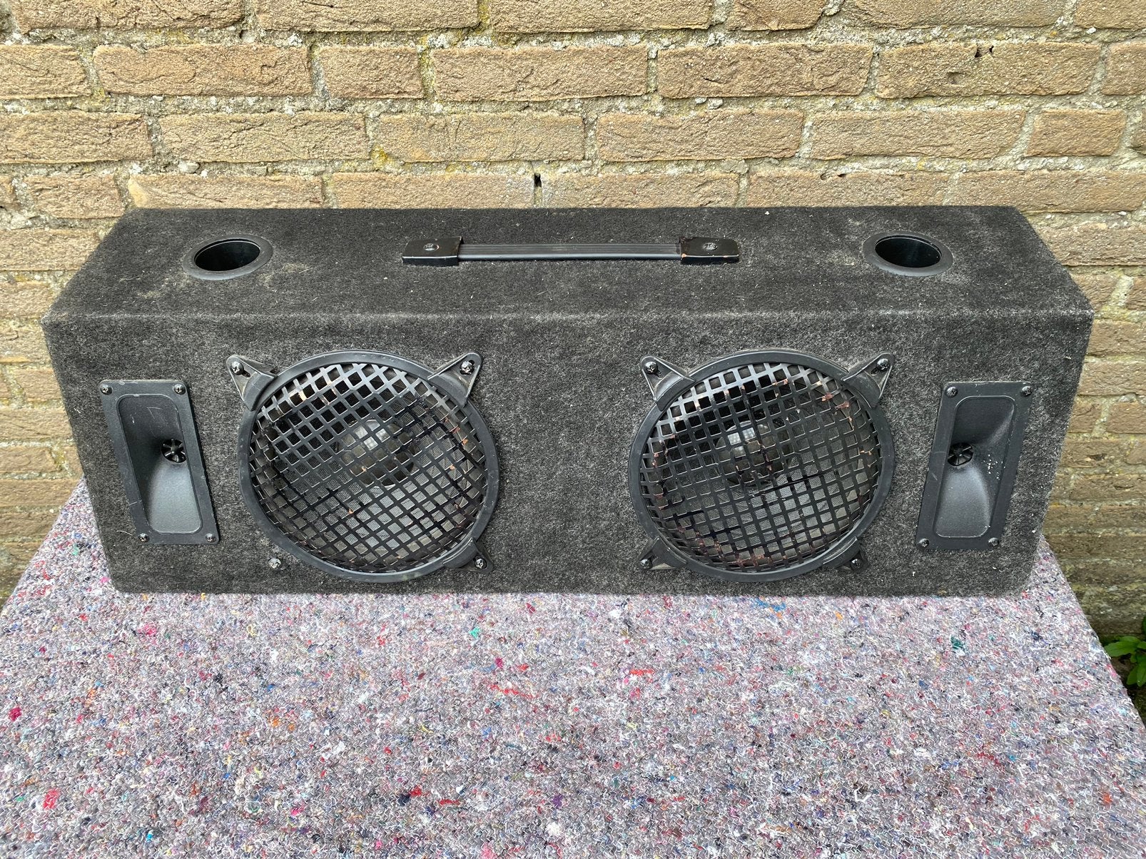 Luidsprekerbox auto box, Ophalen of Verzenden, Gebruikt