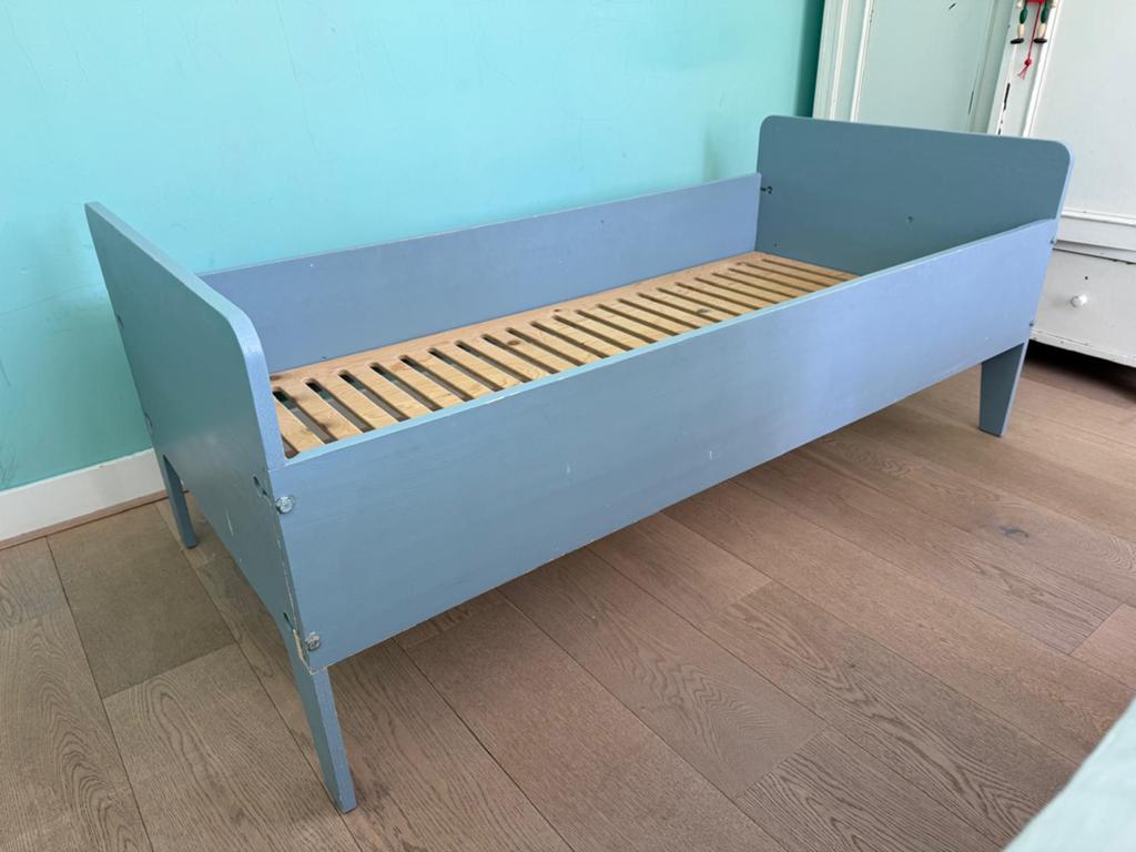 Piet Hein Eek - Junior Crisis ledikant / bed, Ophalen, Gebruikt, Minder dan 140 cm, 70 tot 85 cm