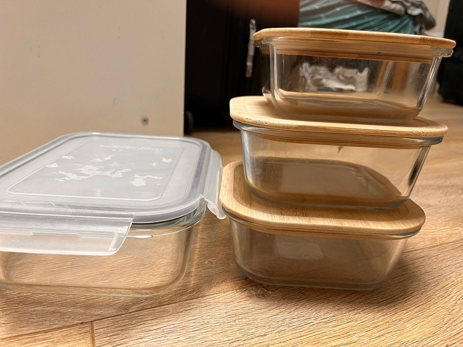 Glass containers, Voorraadpot, Ophalen of Verzenden, Gebruikt, Glas