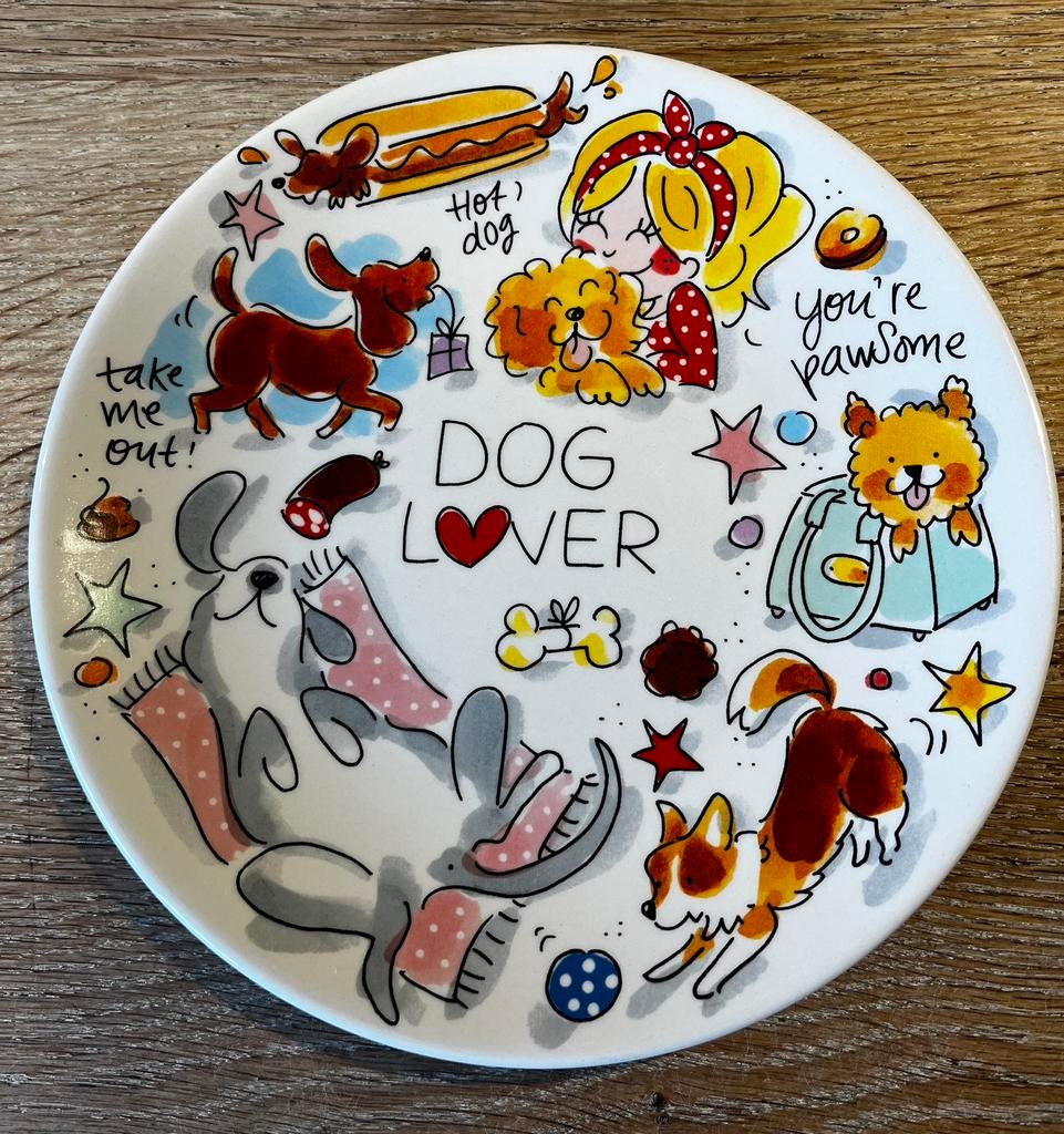 Blond bord DogLover, Blond Amsterdam, Ophalen of Verzenden, Zo goed als nieuw, Bord(en)