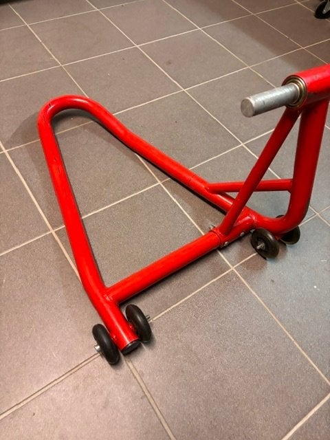 Enkelzijdige paddock stand., Ophalen of Verzenden, Gebruikt