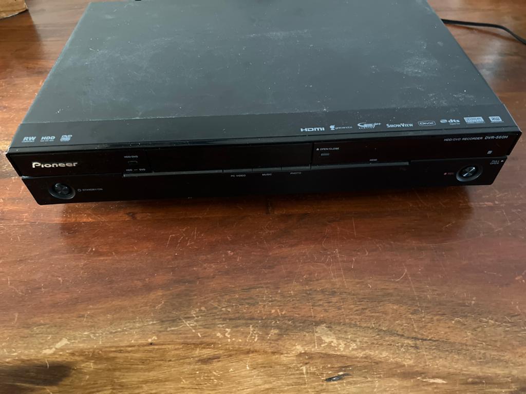 Pioneer HDD/DVD Recorder DVR-560H - Met Harddisk, Met harddisk, Dvd-recorder, Ophalen of Verzenden, Zo goed als nieuw