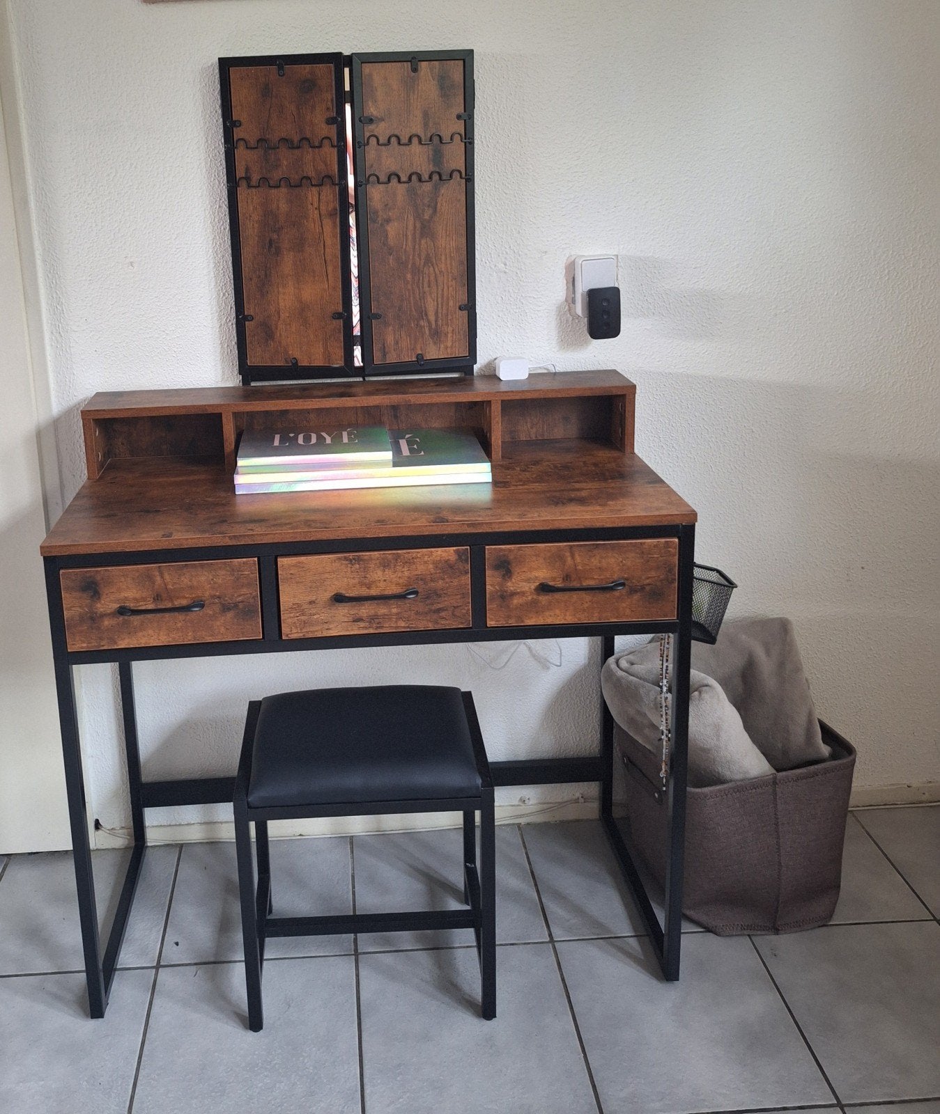 Make-up tafel met licht., Ophalen, 50 tot 100 cm, Minder dan 100 cm
