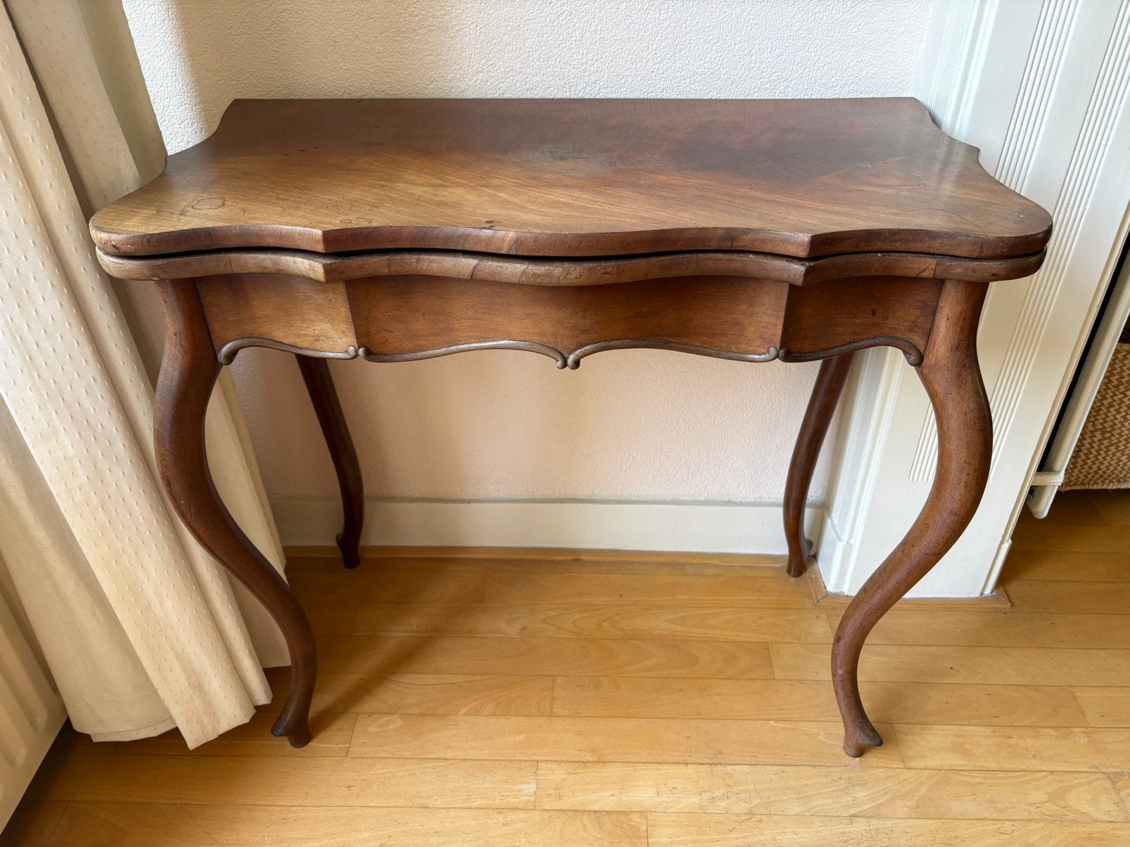 Bridgetafel, mahonie, Gebruikt, 75 cm of meer, Vierkant, Antiek