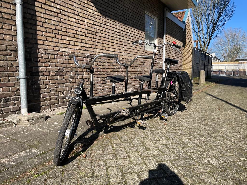 Tandem XL - Ruime en comfortabele tandemfiets, Ophalen, Minder dan 10 versnellingen, Gebruikt, 51 tot 55 cm