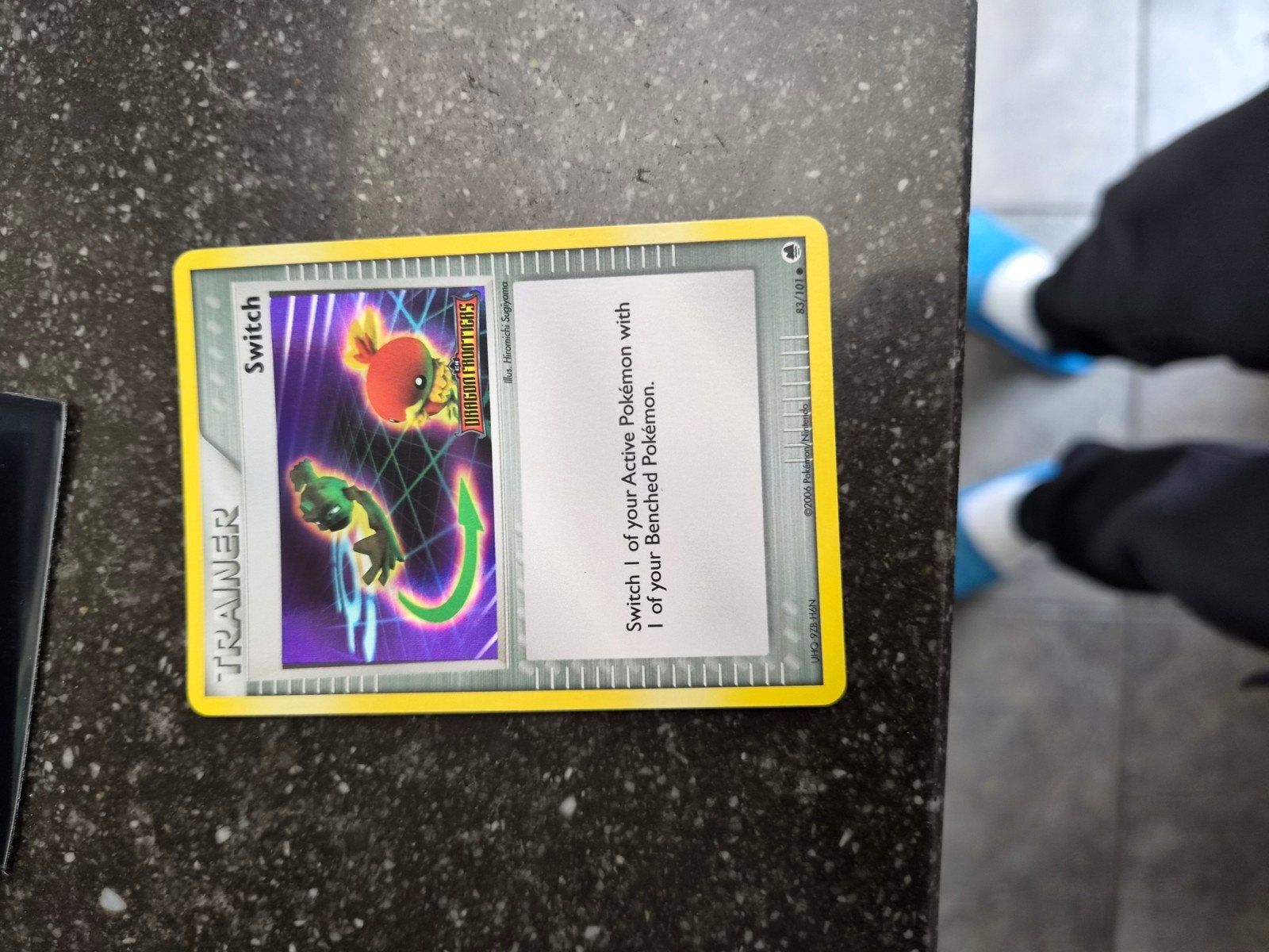 Pokemon Trainer Kaart Switch Holo 2006, Ophalen of Verzenden, Gebruikt, Losse kaart, Foil