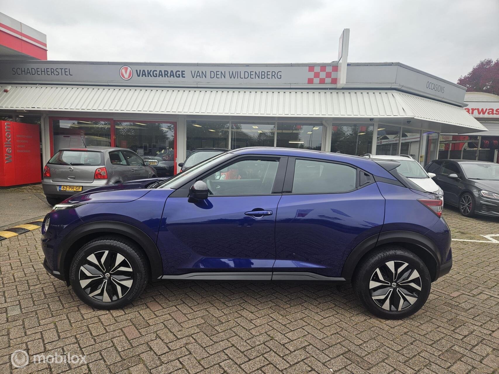 Nissan Juke 1.0 DIG-T Enigma, Auto's, Voorwielaandrijving, Euro 6, Blauw, Origineel Nederlands