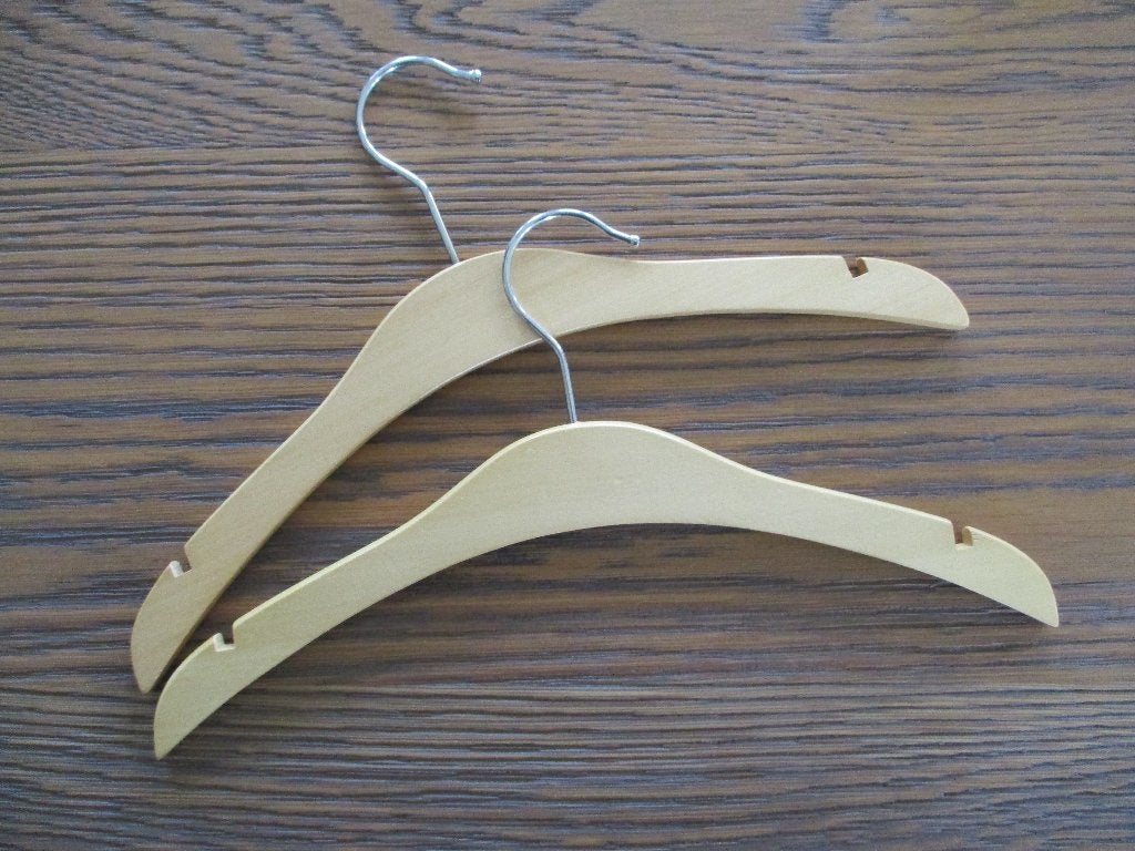 2 houten kleerhangers baby / kind NIEUW, Kinderen en Baby's, Ophalen of Verzenden, Nieuw, Overige typen