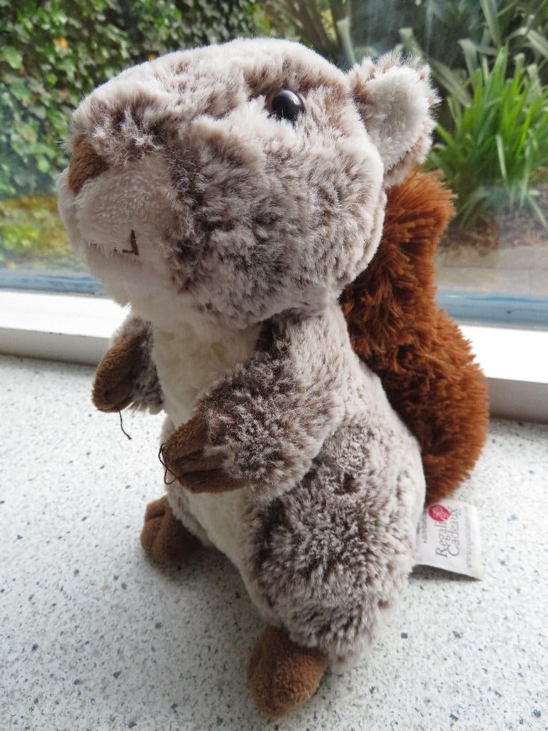 Eekhoorn FLUFFY peluche Regali Cadeaux, Overige typen, Wasbaar, Ophalen of Verzenden, Zo goed als nieuw