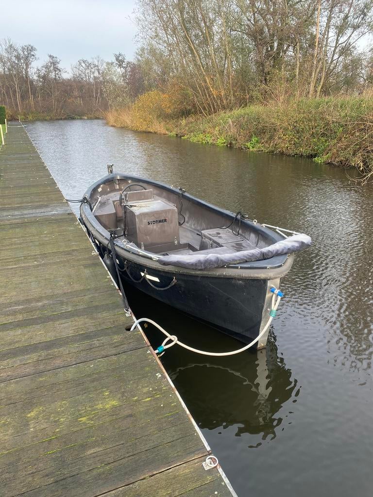 Stormer lifeboat zwart, 6 meter sloep, Ophalen, 10 tot 30 pk, Gebruikt, Binnenboordmotor