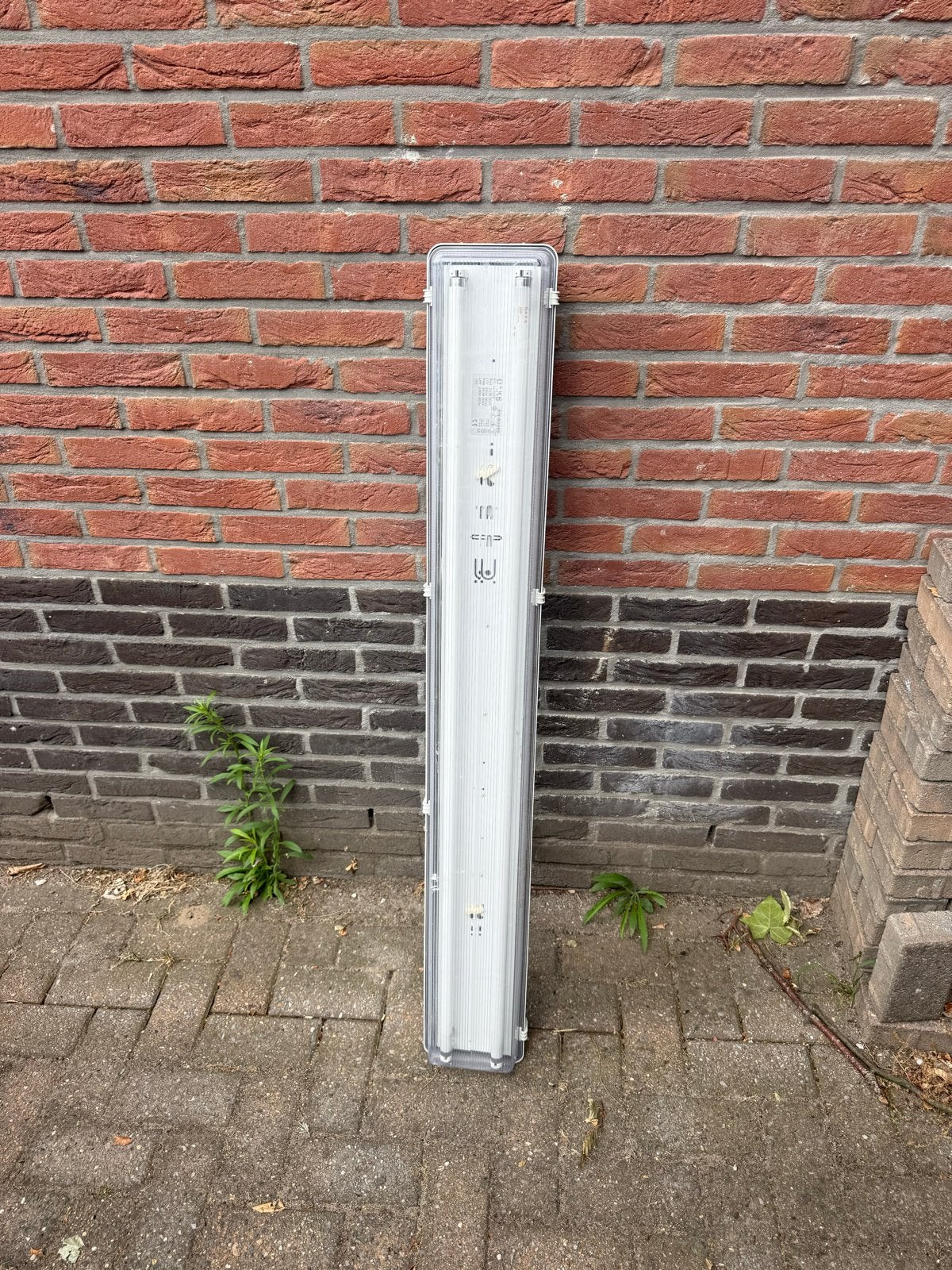 Daks LED armatuur 2x36 watt - IP65 waterdicht, Ophalen, Gebruikt, 50 tot 200 watt, Armatuur