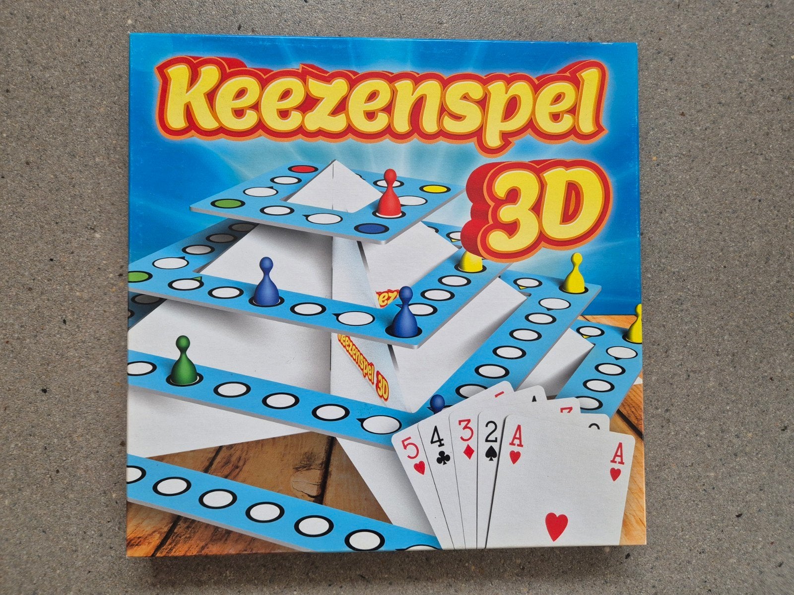 Keezenspel 3D Bordspel - Zo goed als nieuw, Vijf spelers of meer, Ophalen, Zo goed als nieuw