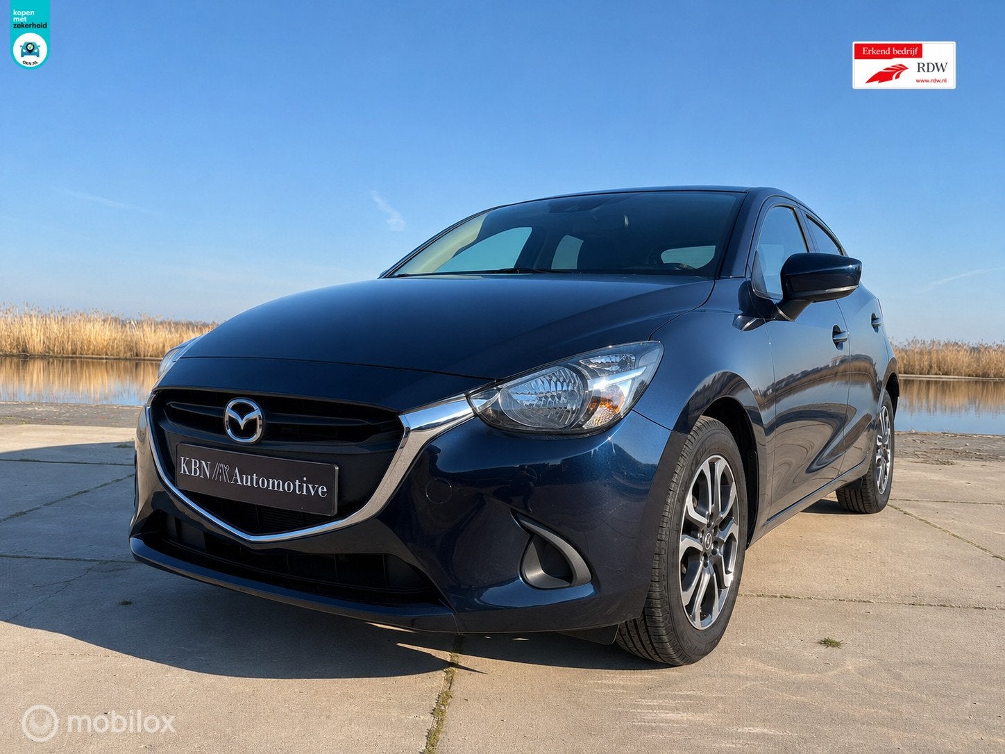 Mazda 2 1.5 Skyactiv-G + | Navi|Airco|Dealer on., Voorwielaandrijving, Stof, Zwart, 4 cilinders