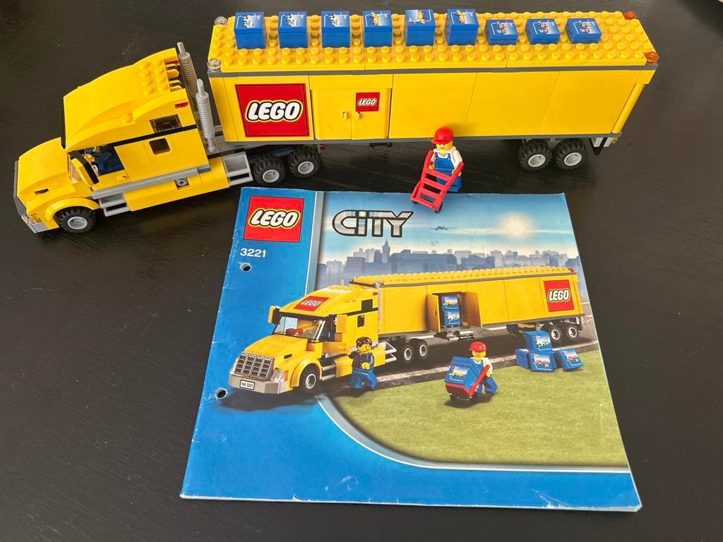 Lego City Vrachtwagen 3221 met instructieboekje, Kinderen en Baby's, Speelgoed | Duplo en Lego, Lego, Ophalen of Verzenden, Compleet