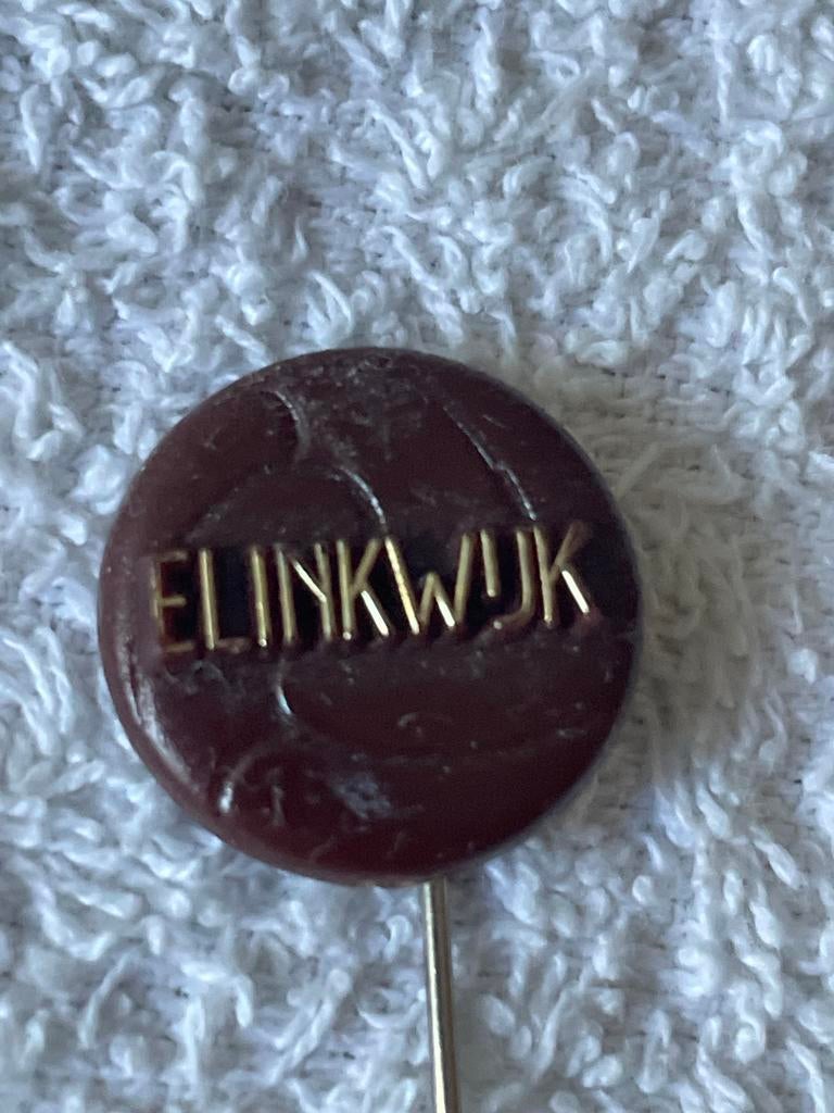 Vintage reversspeld 'Elinkwijk' - Bruin, Overige materialen, Gebruikt, Bruin, Minder dan 4 cm