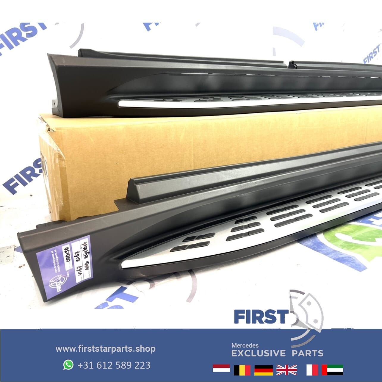Mercedes GLE W167 V167 Zijskirt Treeplanken Side Steps Set L, Gebruikt, -, Ophalen of Verzenden, Bumper