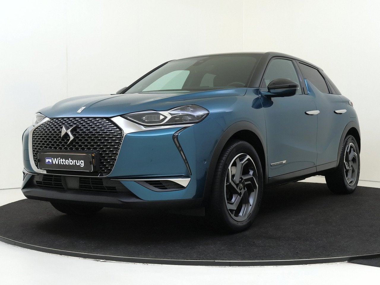 DS DS 3 Crossback 1.2 PureTech Grand Chic | Stoelverwarming, Auto's, Gebruikt, 1199 cc, Blauw, 3 cilinders