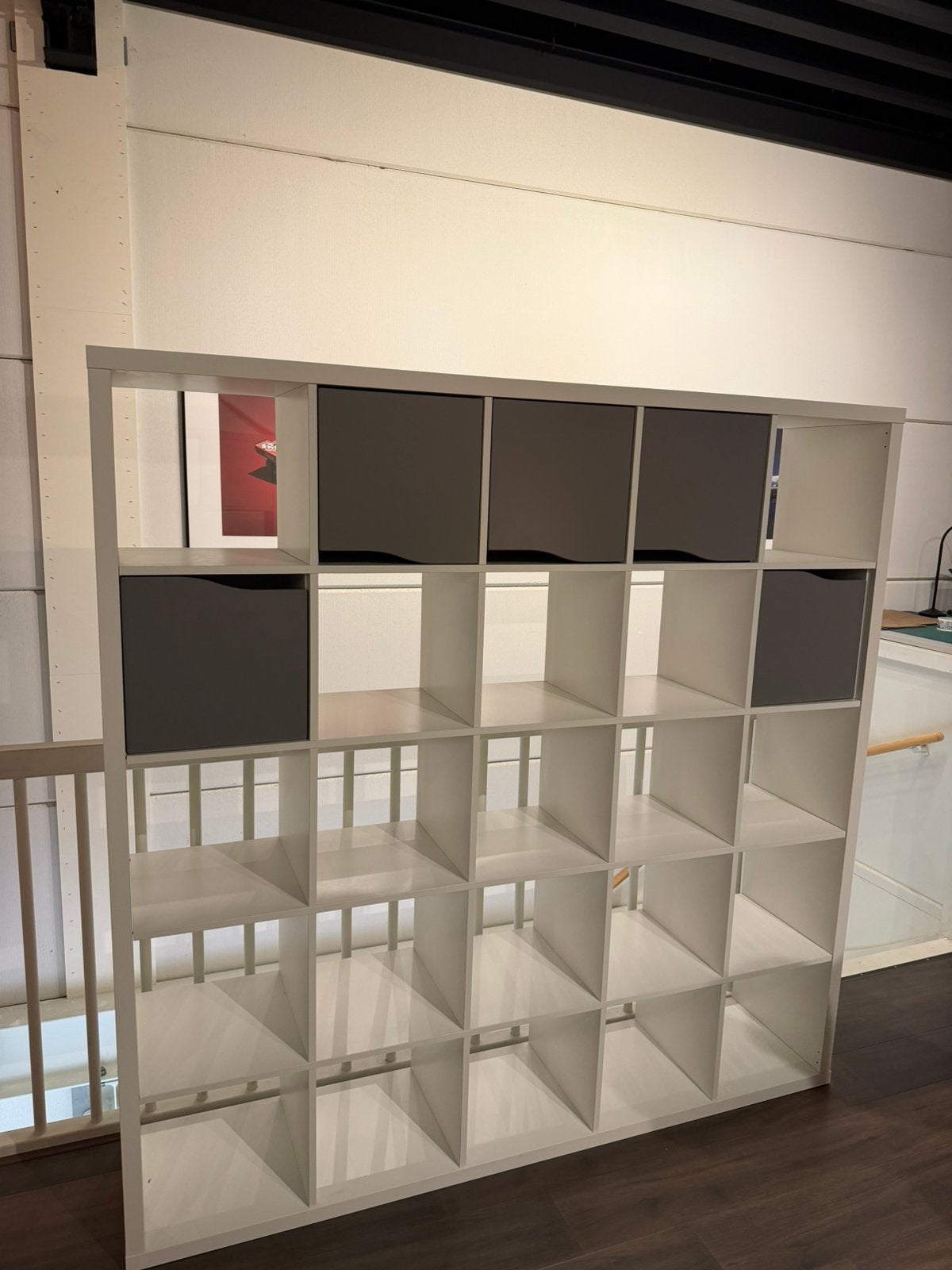 Ikea Kallax 5 x 5 vakken 182 x 182cm, Ophalen, 150 tot 200 cm, Zo goed als nieuw, 150 tot 200 cm