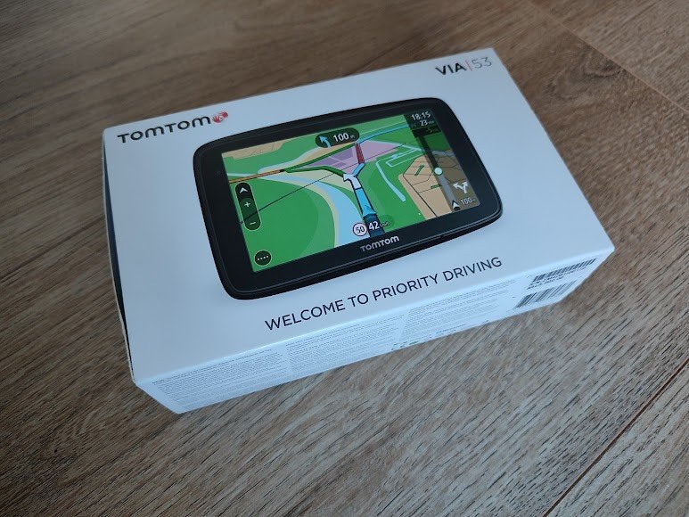 TomTom VIA 53 navigatie, Ophalen of Verzenden, Zo goed als nieuw