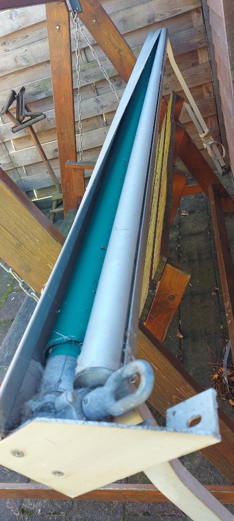 Uitval zonnescherm, Tuin en Terras, Ophalen, Gebruikt, 150 tot 300 cm, 250 cm tot 450 cm