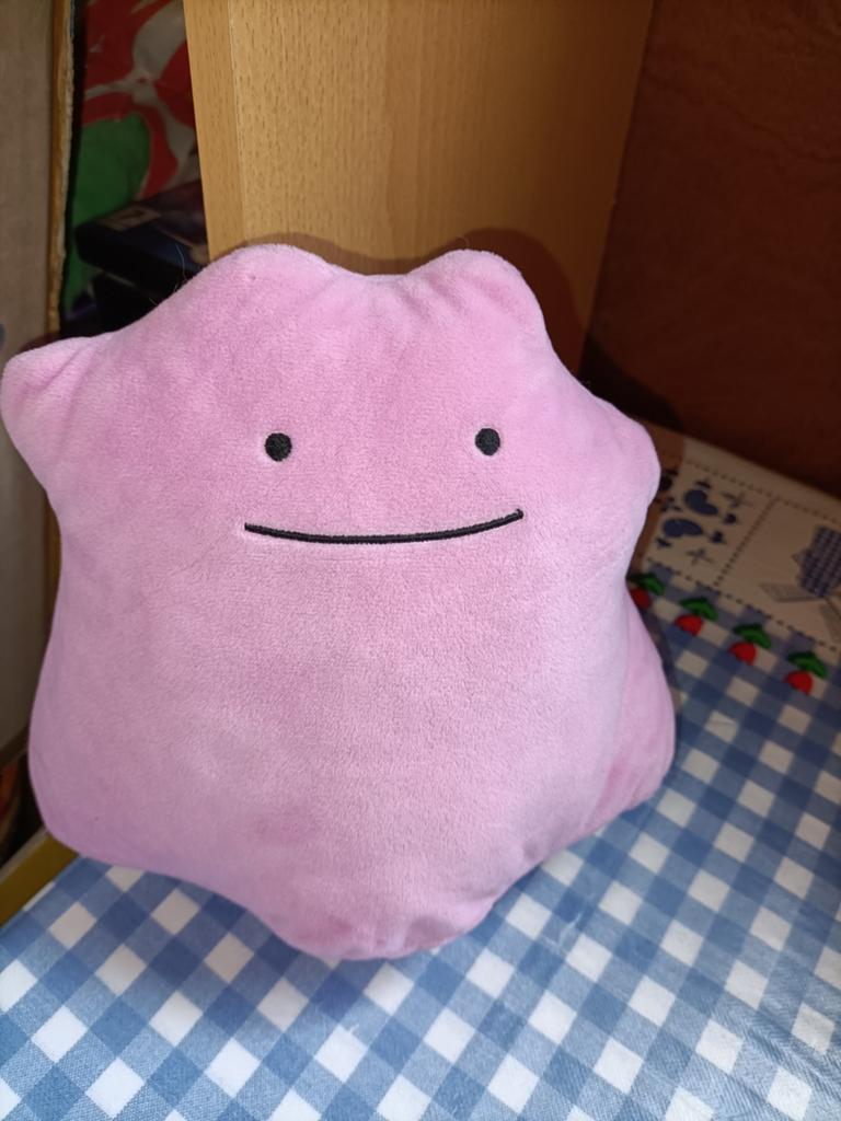 Ditto knuffel Pokemon 19 cm groot, Kinderen en Baby's, Speelgoed | Knuffels en Pluche, Ophalen of Verzenden, Zo goed als nieuw
