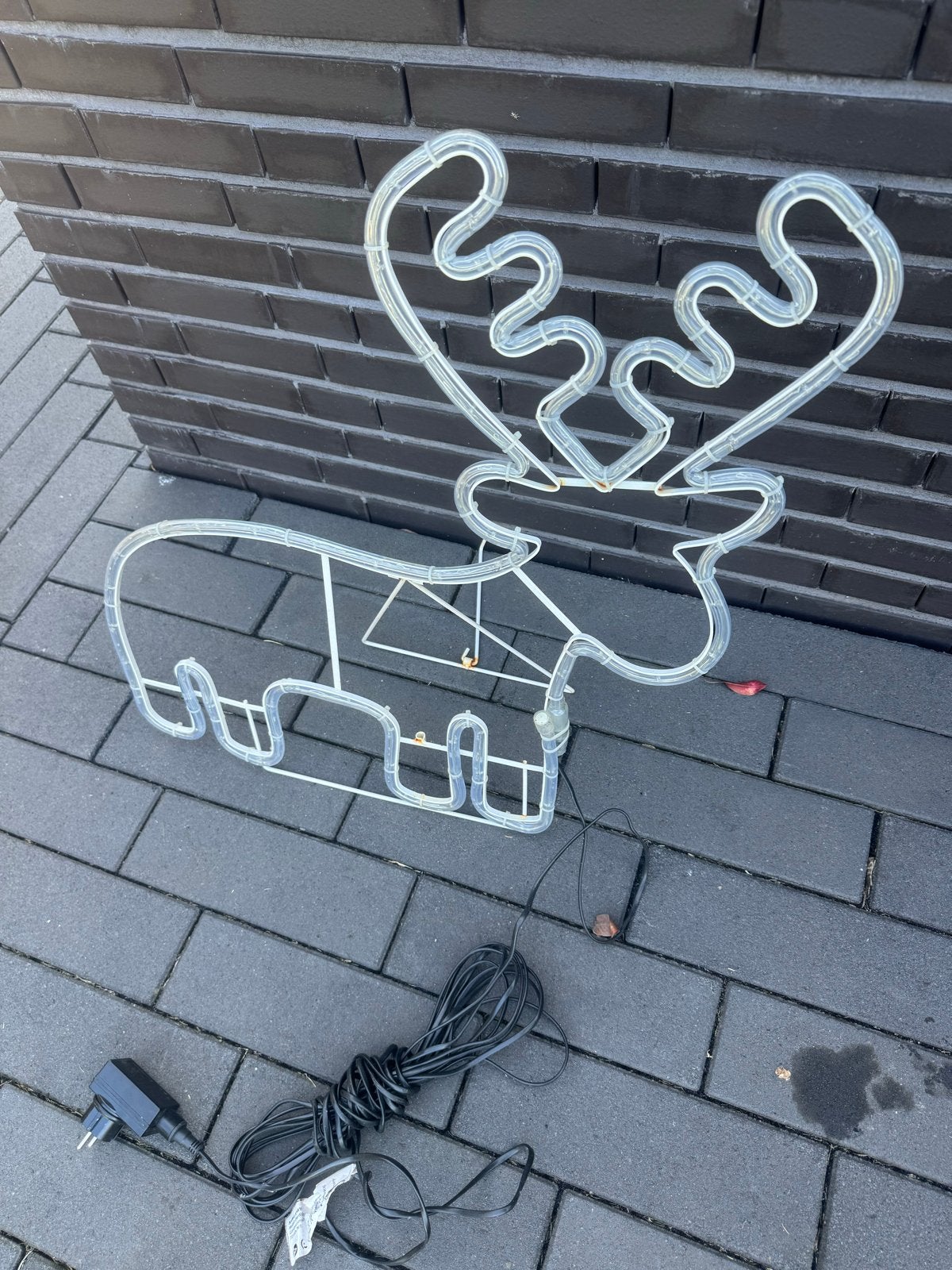 LED rendier silhouette, Ophalen of Verzenden, Gebruikt