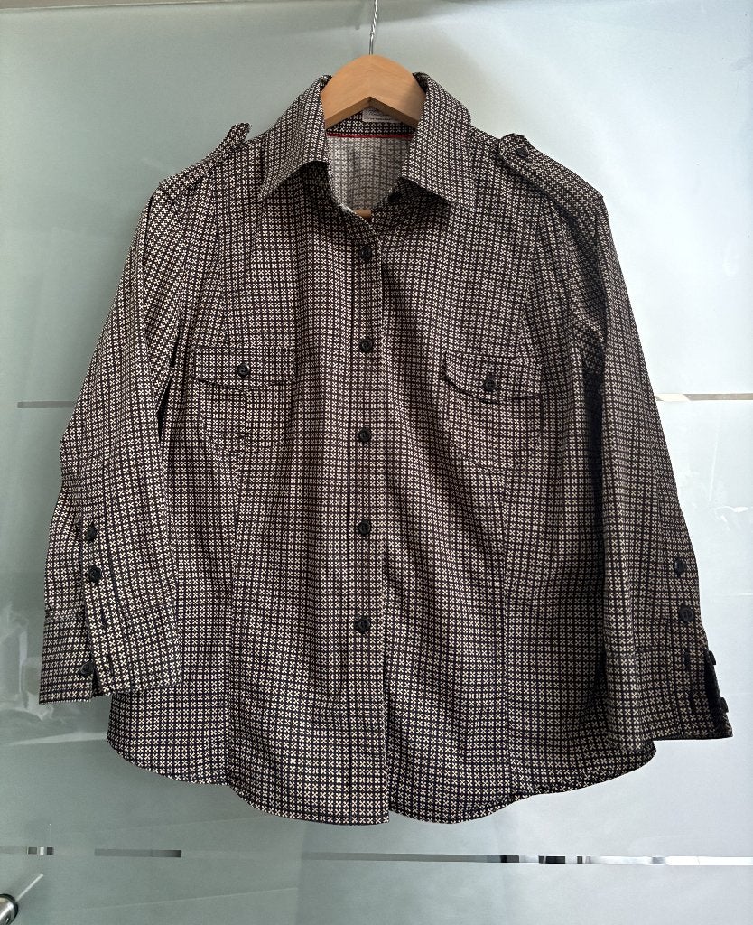 Burberry Hemd, Maat 38/40 (M), Bruin, Ophalen of Verzenden, Zo goed als nieuw