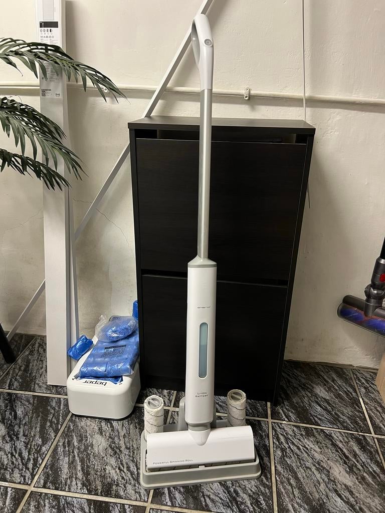 Automatische Vloerreiniger met Extra Borstels, Ophalen, Mop of Dweil