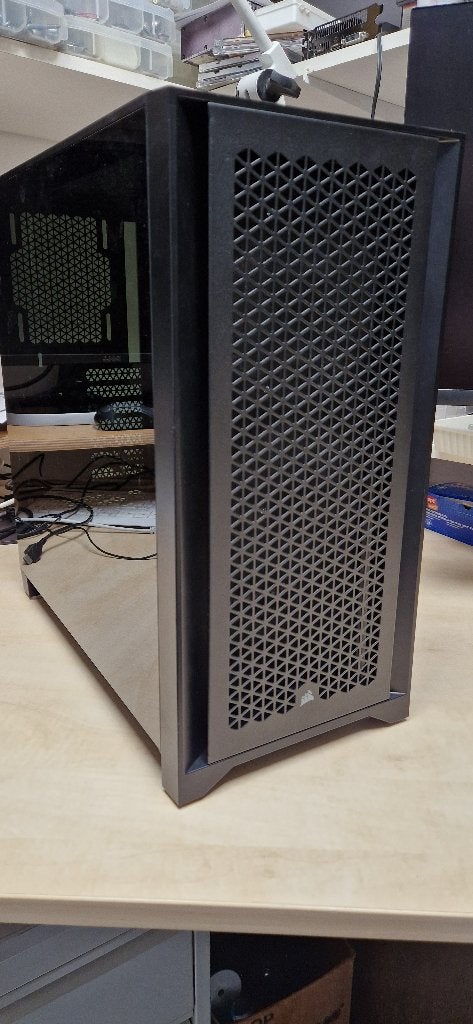 Corsair 4000D Airflow Tempered Glass Zwart, Computers en Software, Ophalen of Verzenden, Gebruikt