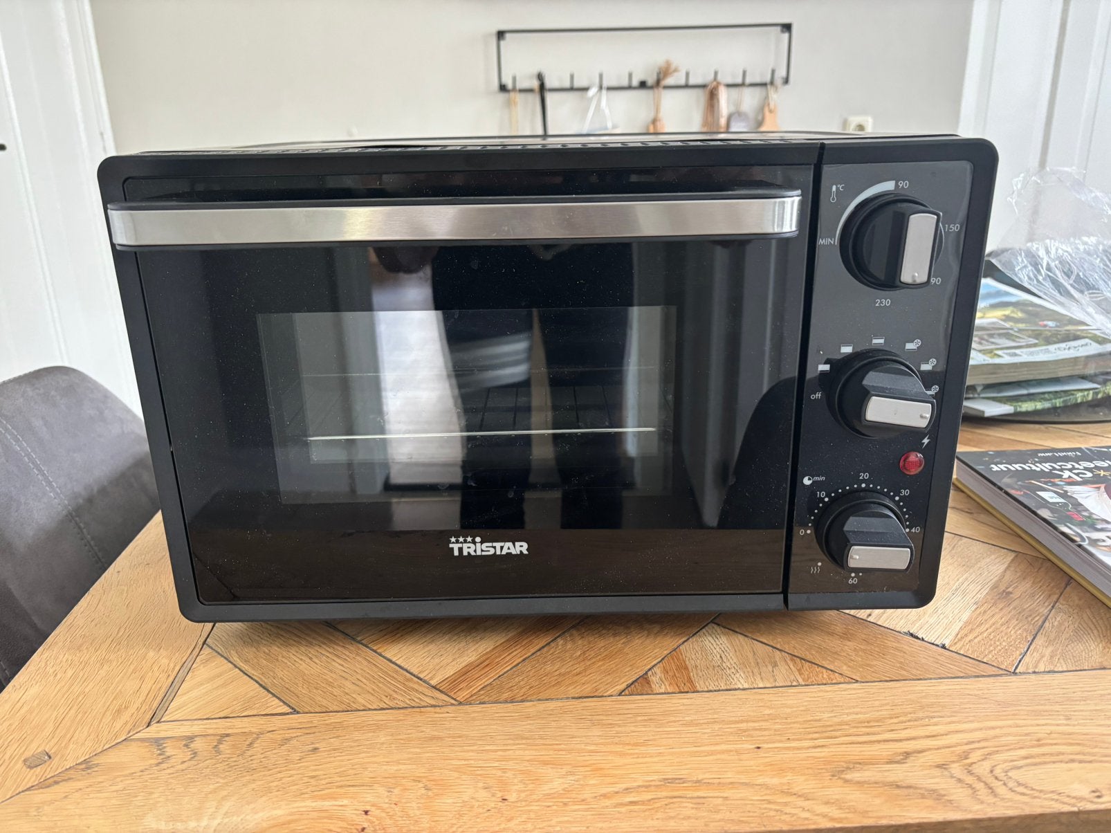 Nieuwe Tristar Mini-oven 800W - Ideaal voor camping/camper, Minder dan 45 cm, Nieuw, Ophalen of Verzenden, Vrijstaand