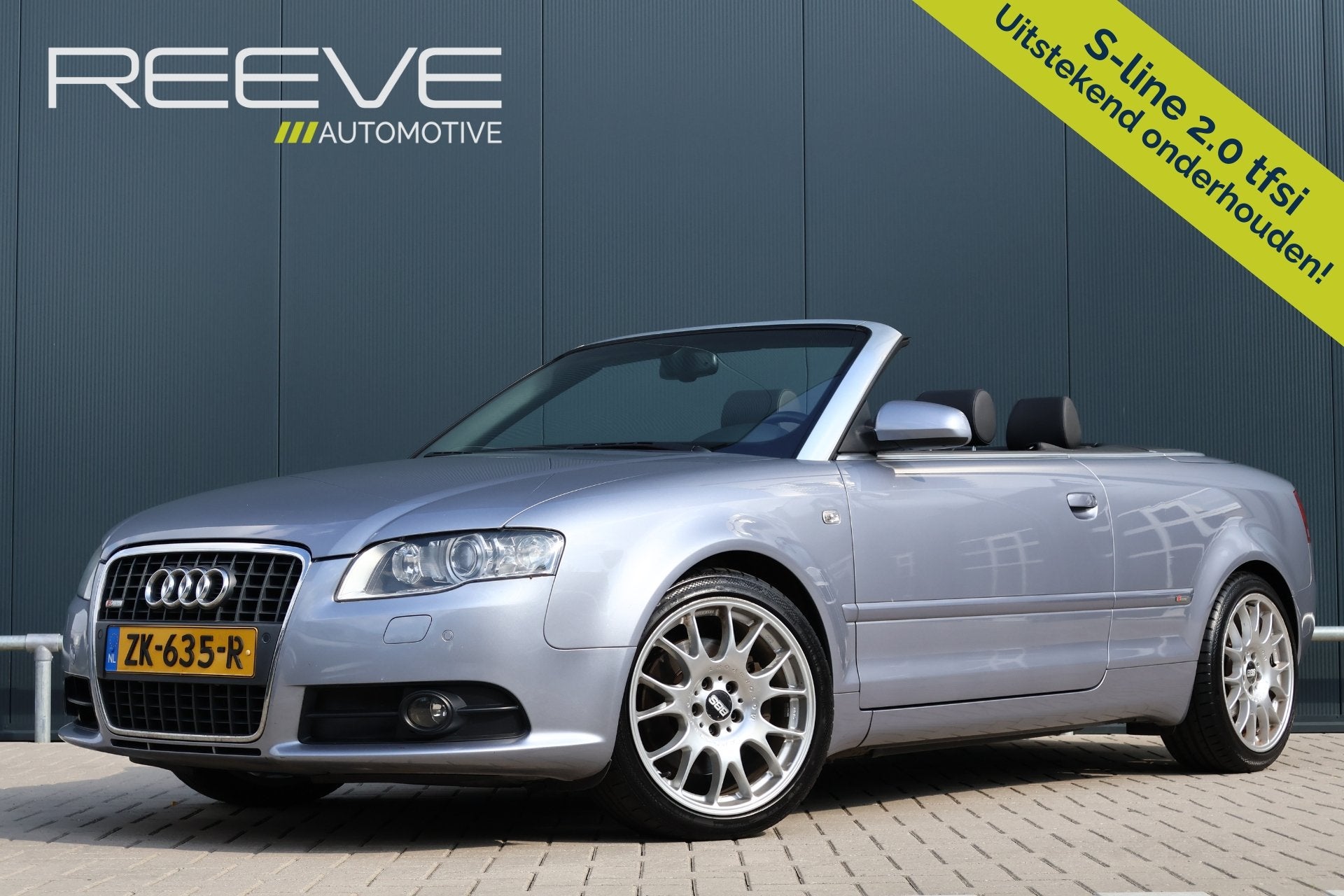 Audi A4 Cabriolet 2.0 TFSI S-Line Exclusive Automaat 200pk |, Auto's, 4 cilinders, 4 stoelen, A4, Leder