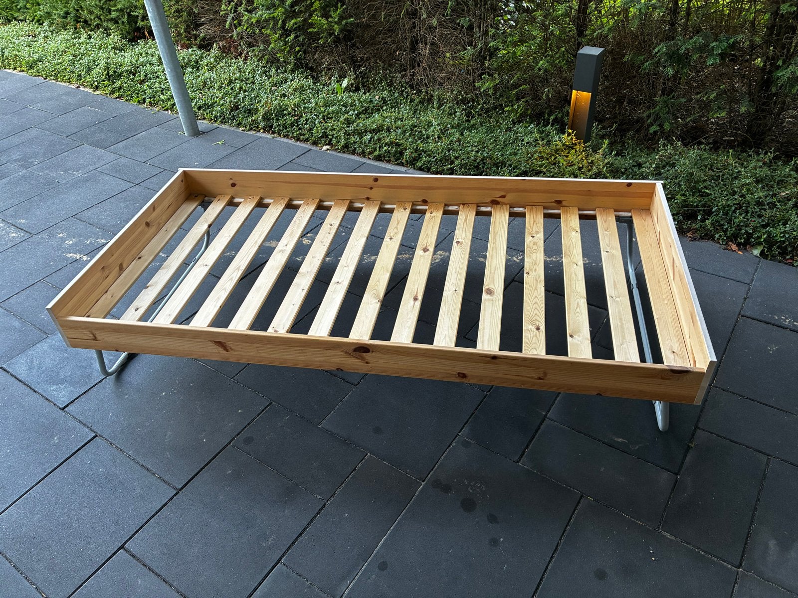 Kinderbed 200x90 cm met uitvalbescherming en logeerbed, Ophalen, Gebruikt, 90 cm, Eenpersoons