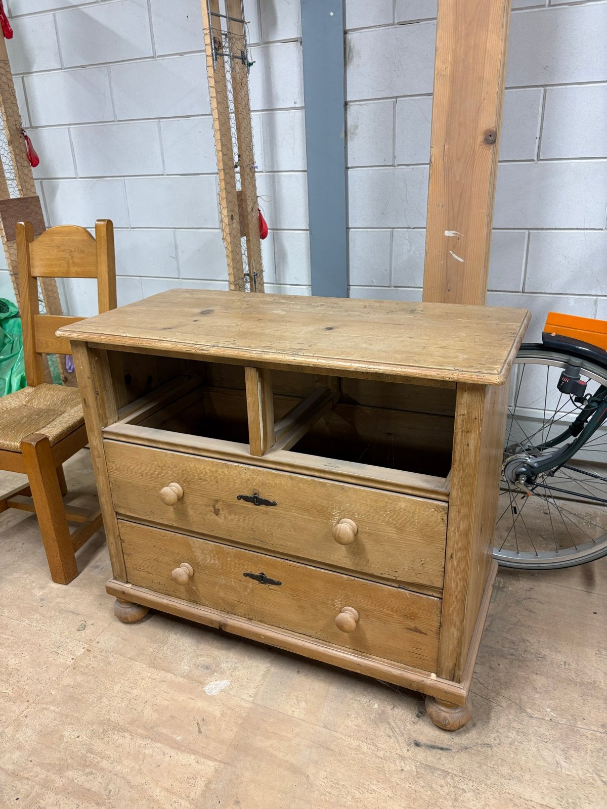 Mooie oud grenen commode kast, Ophalen
